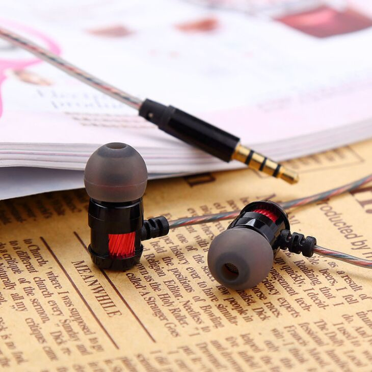 Наушники Metal Earphones с Hi-Fi басом