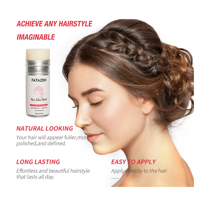 Long-Lasting Hair Styling Refreshing Non-Greasy Smooths Edges Hair Wax Stick