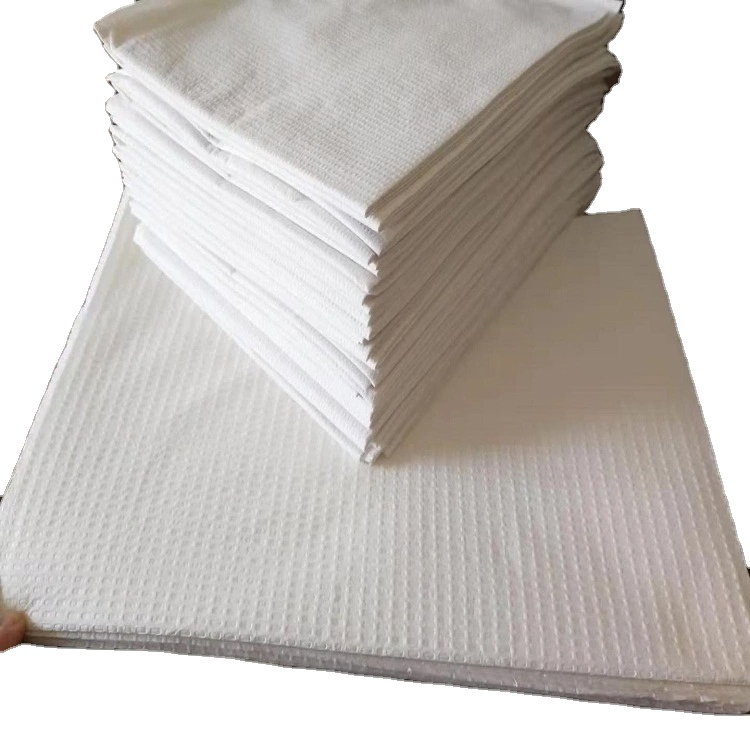 White Disposable Tissue Paper Hand Towels for Dinner Paper Poly CSR Wrap 24X24" & Towels 17X19" for Trays