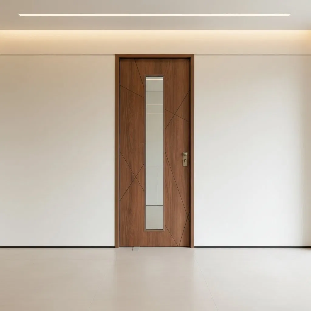 Modern New Design Toilet Glass Door Soundproof Washroom Bathroom Door