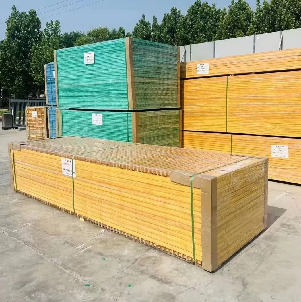 10% Discount! 38*38mm Grid, 1.5'' Thick, Light Gray, Cheap FRP Molded Fiberglass Reinforced Plastic Grating