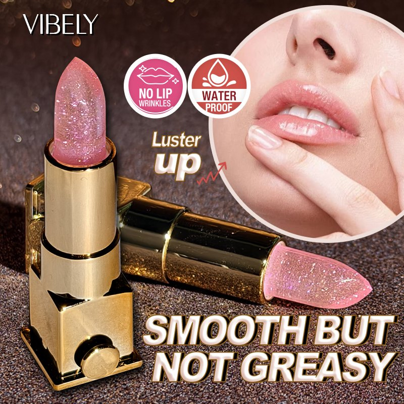 Wholesale Custom Glitter Diamond Tubes Private Label Moisturizing Luxury Temperature Changing Lipstick