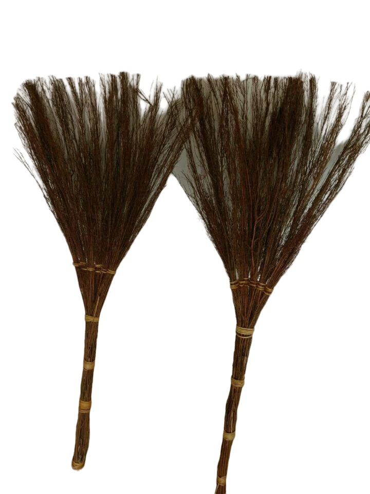 24 Inch Briar Broom for Rustic Seasonal Home Decor