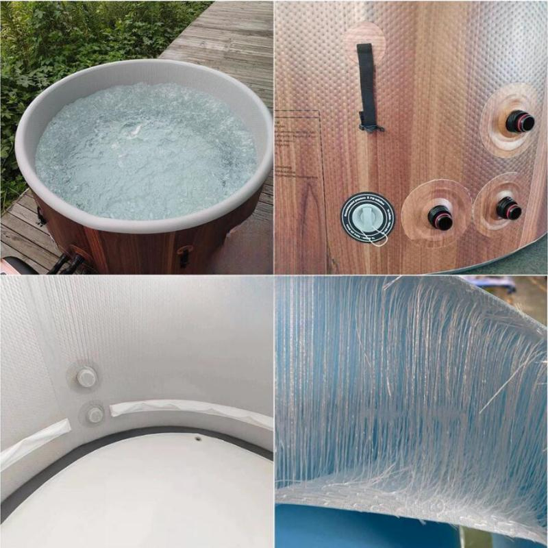 Inflatable Massage Bathtub Outdoor SPA Bubble Hottub Whirlpool Bath Tub