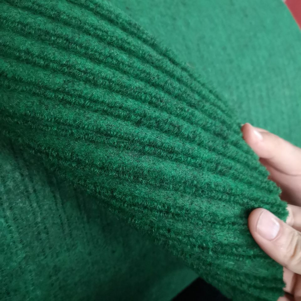 Anti-Slip Durable PVC Backing Double Striped Entrance Door Mat for Kitchen