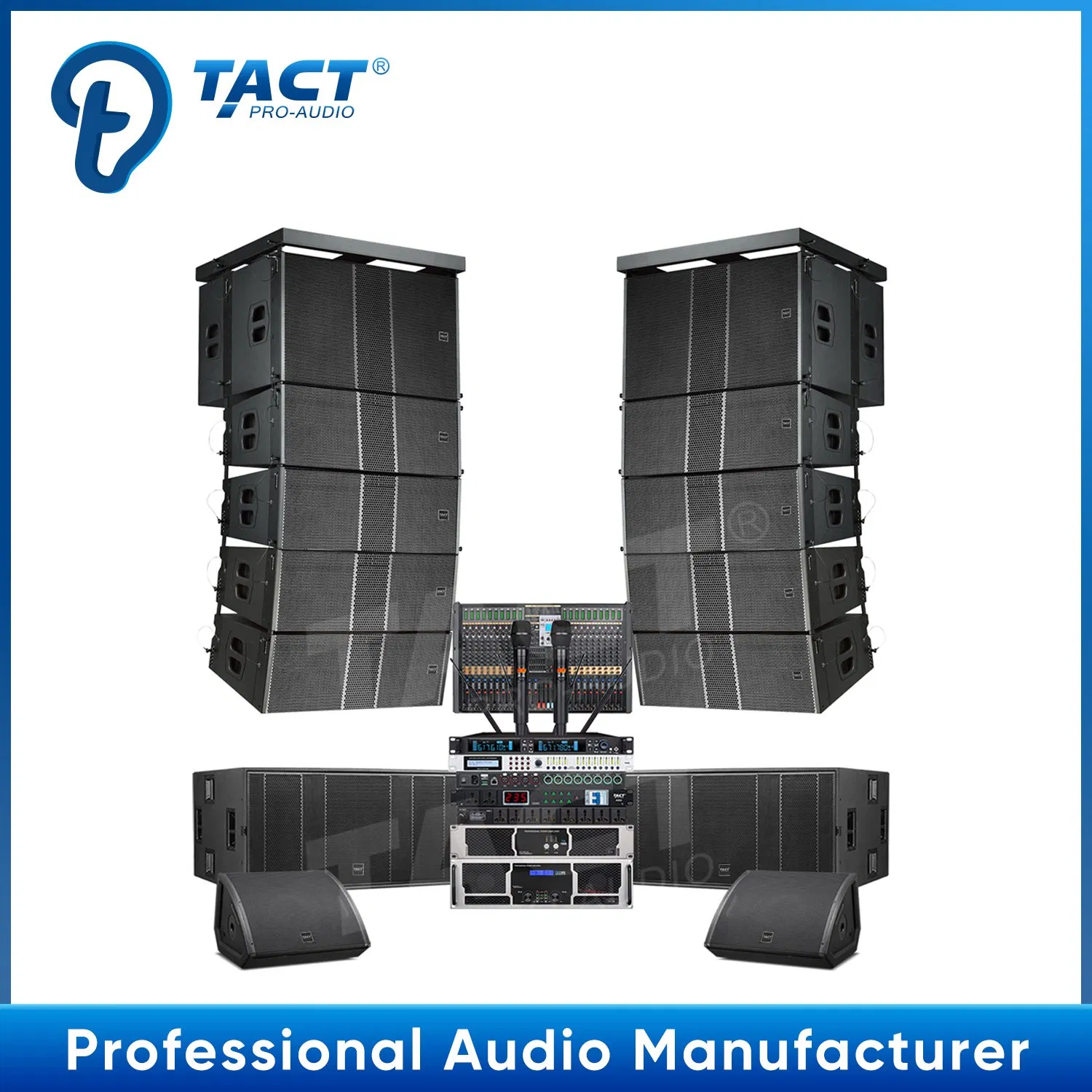 10 Inch Passive Line Array Tact Professional Audio Speaker Sets Sound Systems
