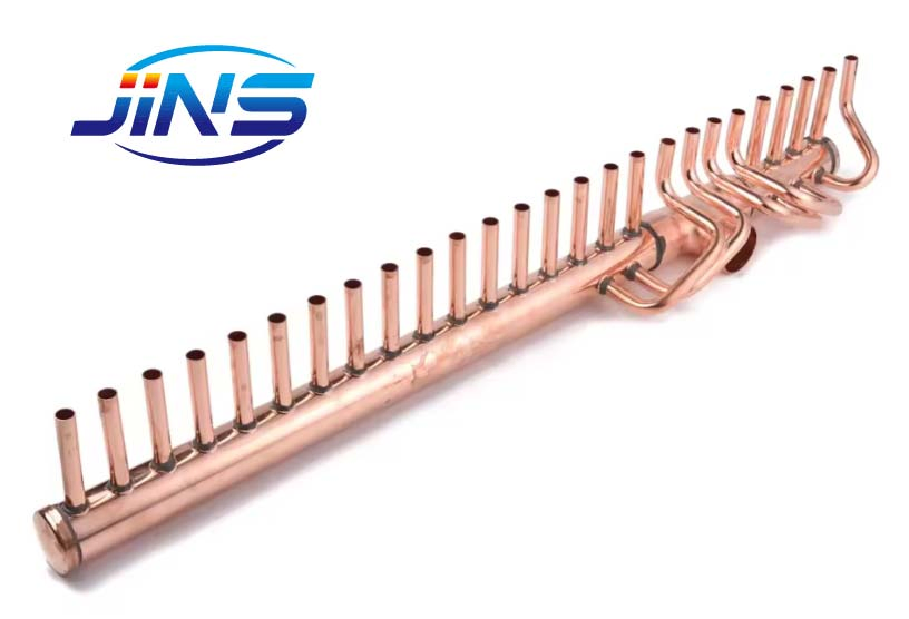 Open End 1/2" Ball Valve X 3/4" Copper Water Manifold with Push Fit