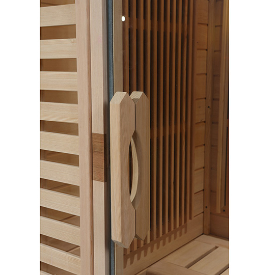 Угловая сауна на 2 персоны с паром для дома и сада
