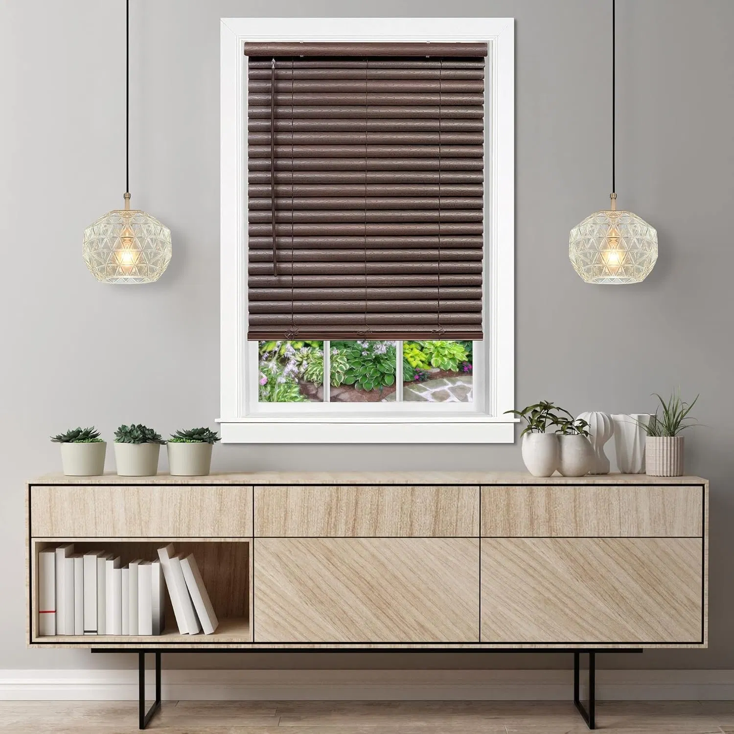 Cordless Room Darkening Venetian Blind Windows Blinds for Interior