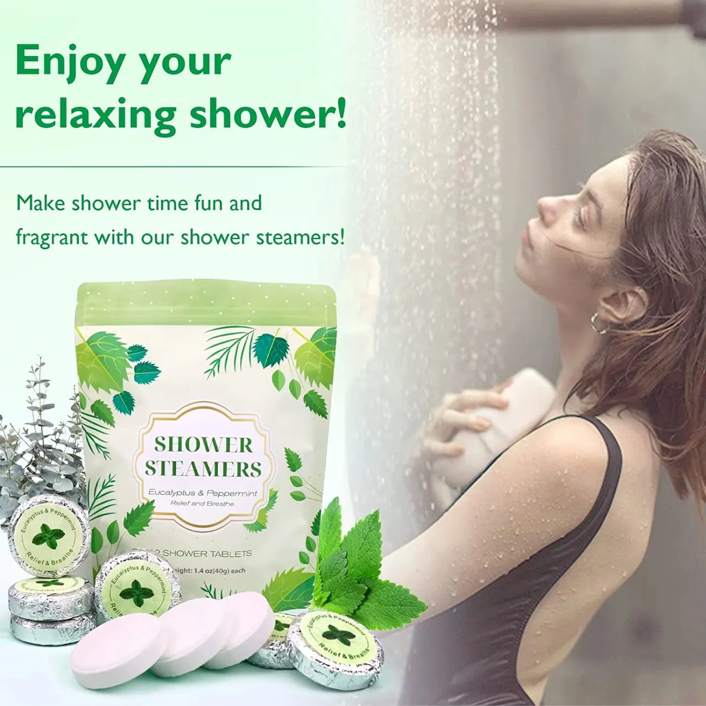 Warm Vanilla Comforting Relaxation Bath Shower Steamers