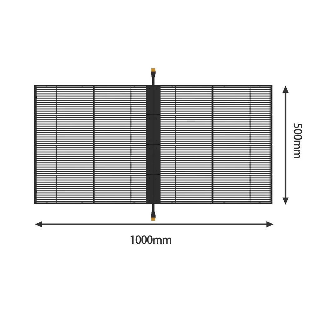 High Resolution HD LED Transparent Display for Shopping Mall Atrium