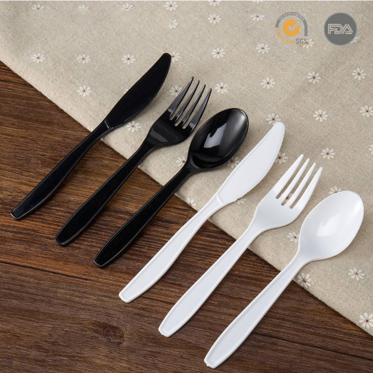 Biodegradable Disposable Plastic Forks Knives Spoons Set