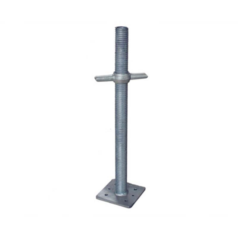 Adjustable Steel Scaffolding Leveling Screw Jacks Base for Shoring