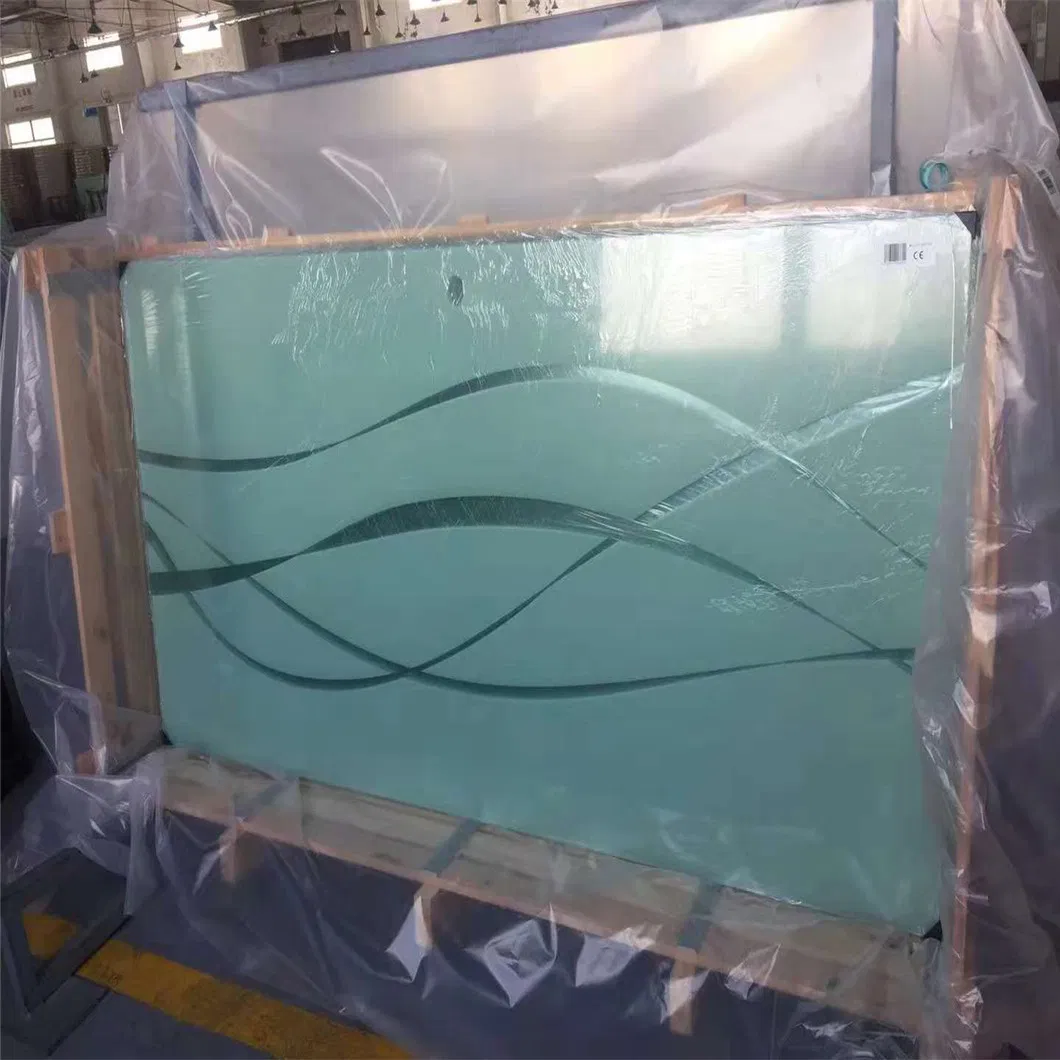 Frosted Glass / Sandblasted Glass for Shower / Decorative with ISO/SGS Certificate