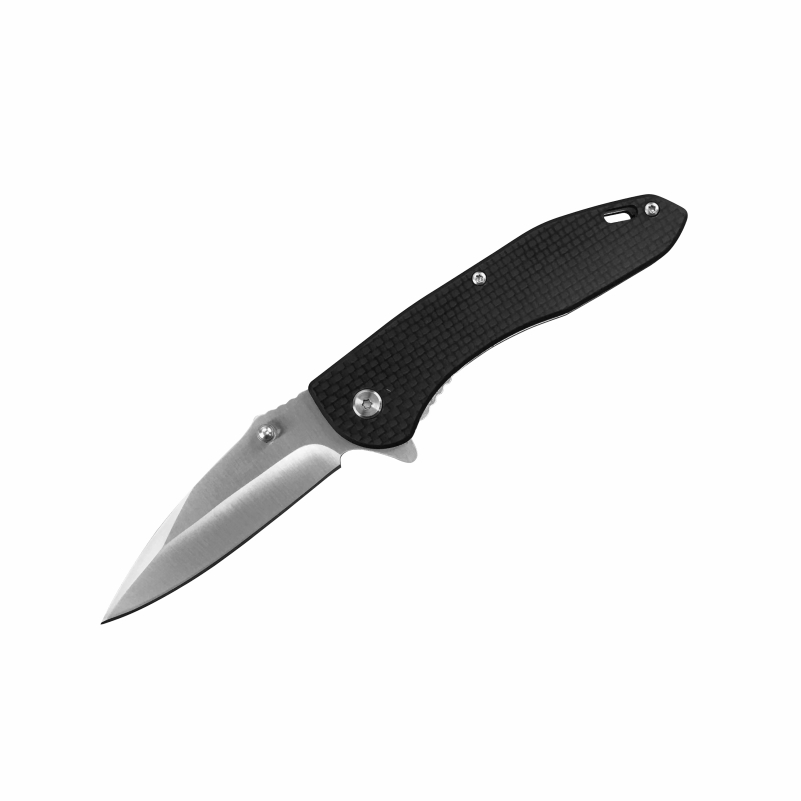 Yangjiang Factory J8147ca Carbon Fiber Outdoor Knives Folding for Camping