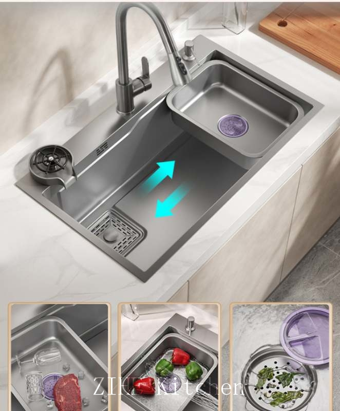 Water Order Slot Hand Washed Vegetable Basin Dish Sink