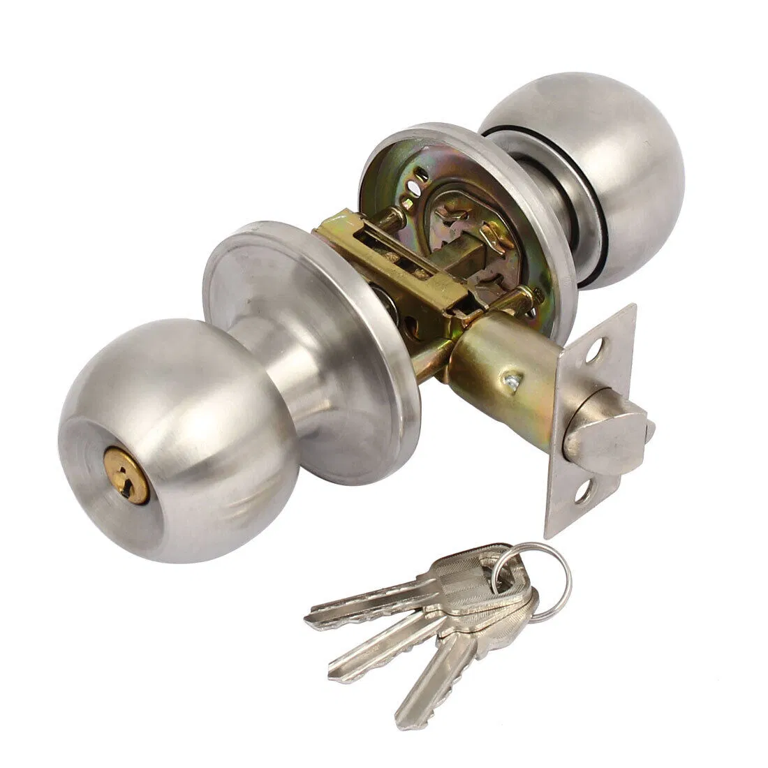 Entry Privacy Passage Cylindrical Round Tubular Door Knob Lock