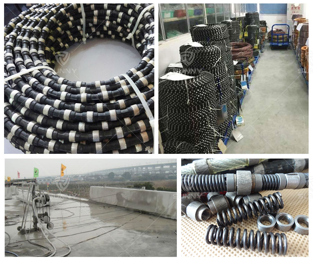 11.5mm Diamond Wire Saw for Marble Quarrying