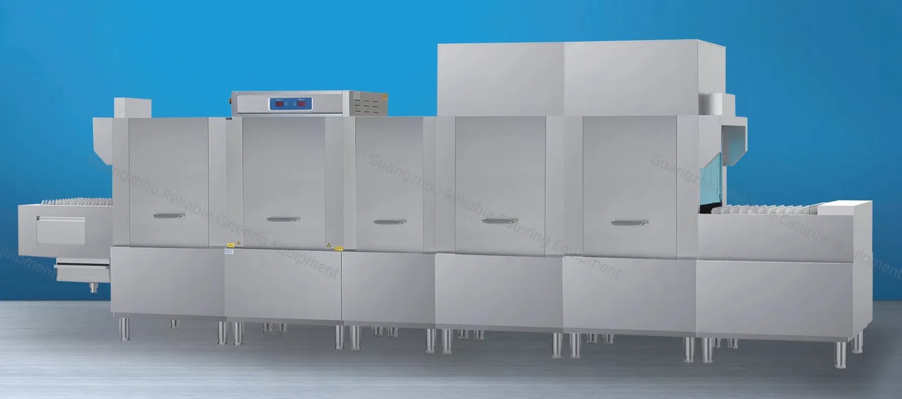 High-Capacity Dishwashing Machine for Large-Scale Food Servic