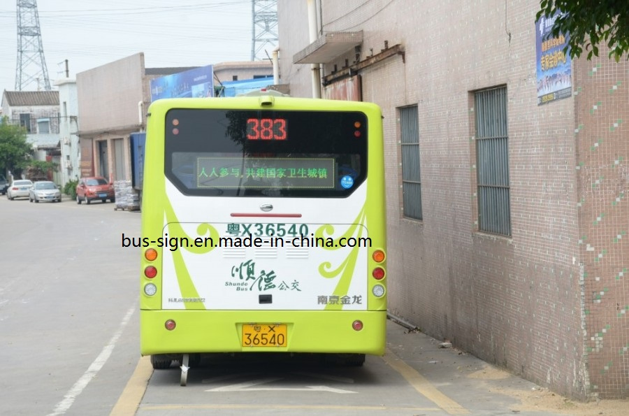 LED Destination Route Board for Bus Front