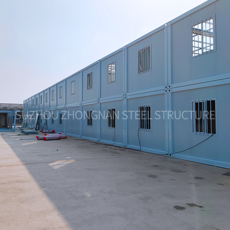 Suzhou Double Storey Prefab Modern Steel House for Hospital/Classroom/Staff Dorm