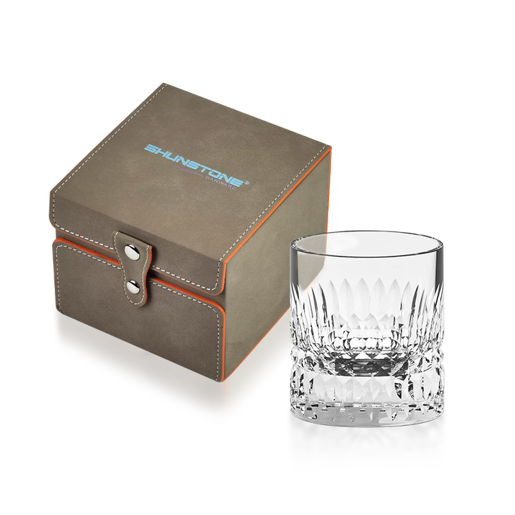 Hand Engraved Whiskey Glass Lead Free Carved Whisky Glass Gift