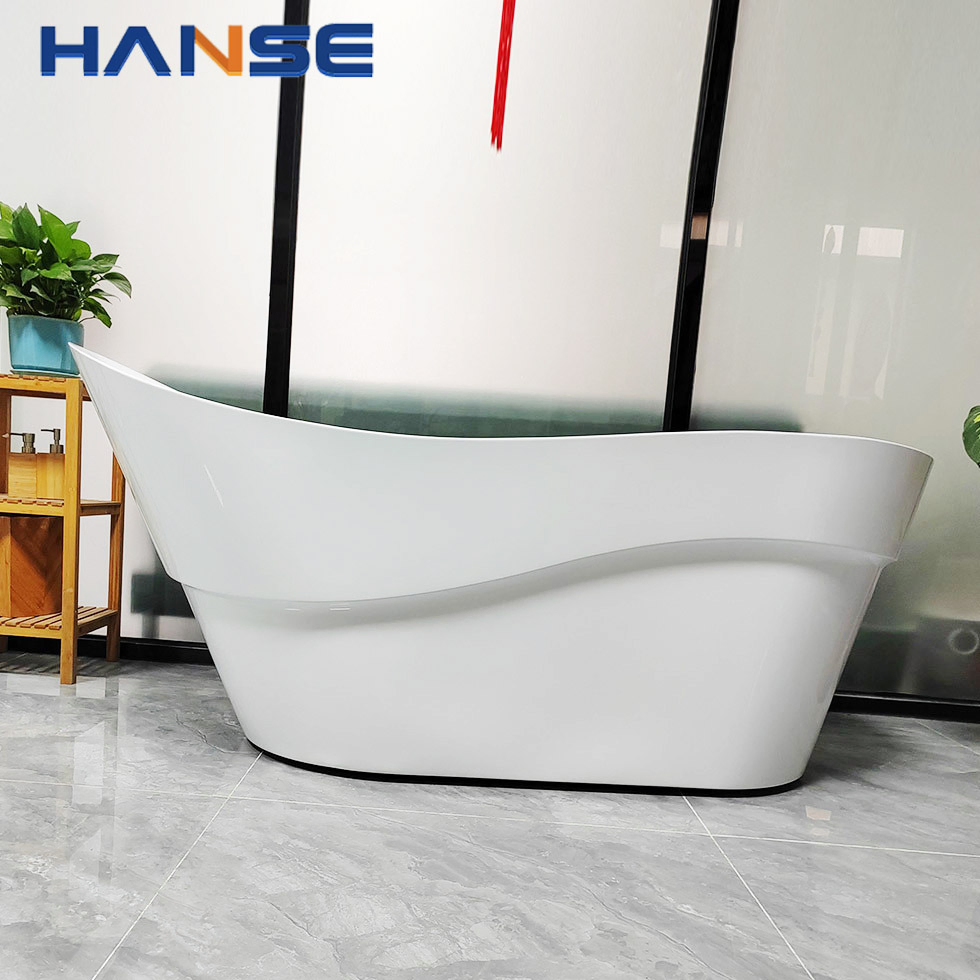 Акриловая ванна Freestanding белая с гидромассажем