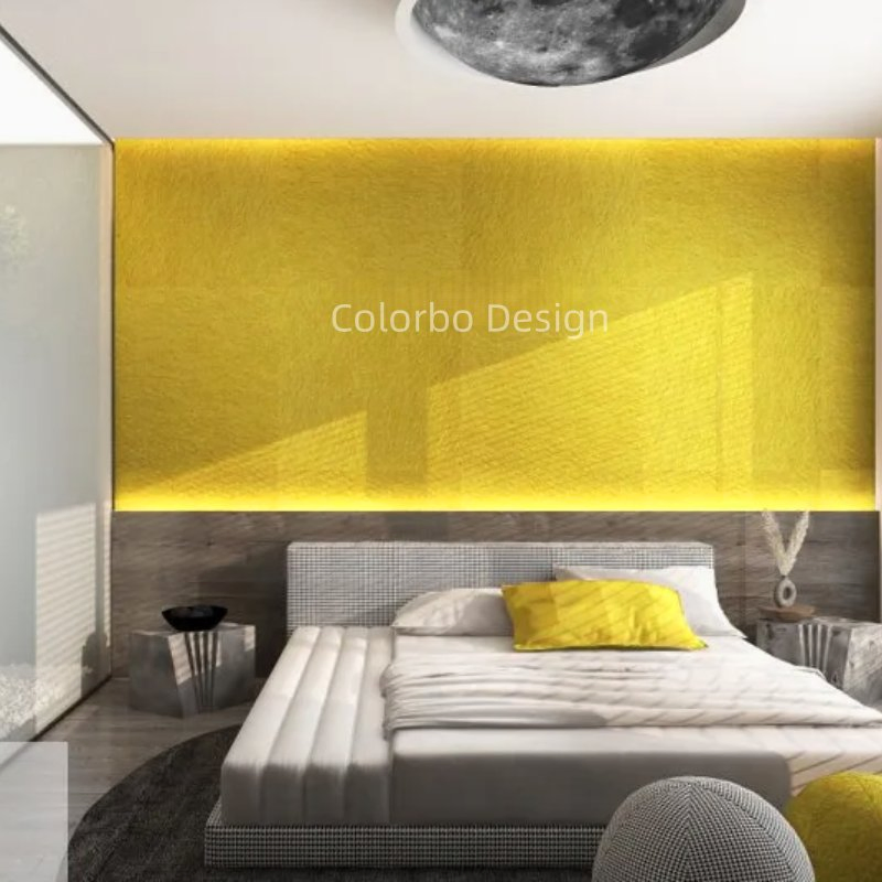 EN 13501 Polyester Acoustic Panels Wall Tiles