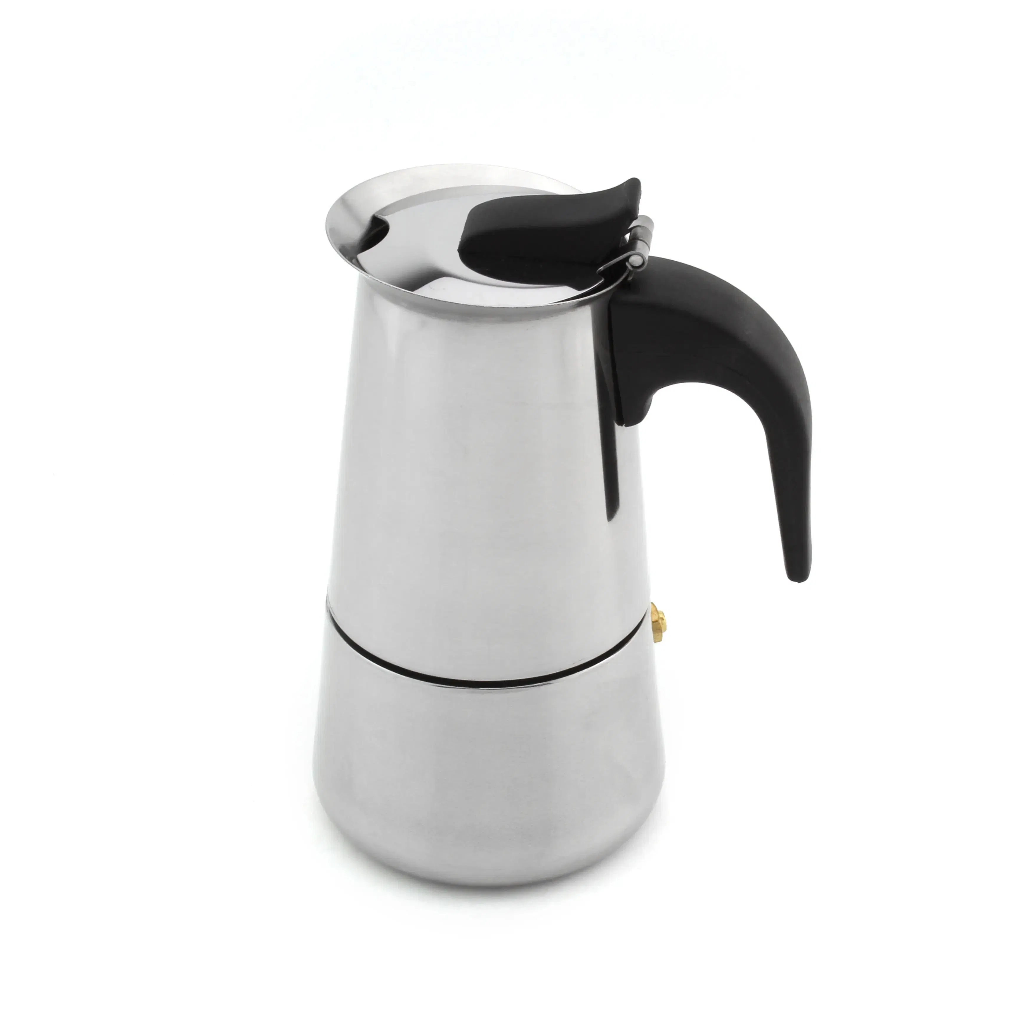 Kitchen Espresso Mirror Polish Large and Mini Stainless Steel Moka Pot Coffee Maker Stovetop Espresso Maker