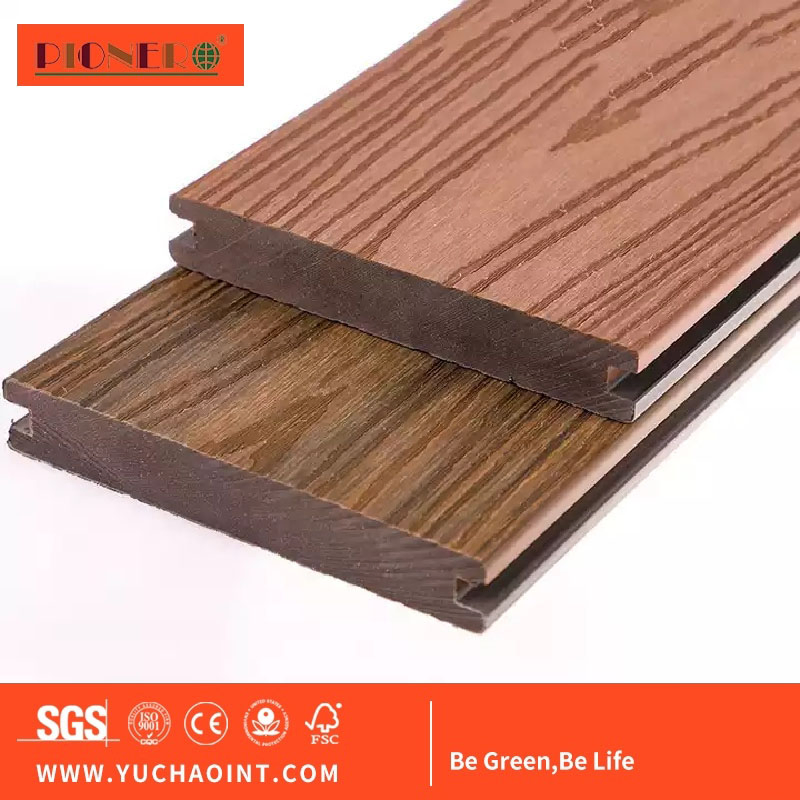 Hot Sales 3D Wood Grain WPC Wood Plastic Composite Decking