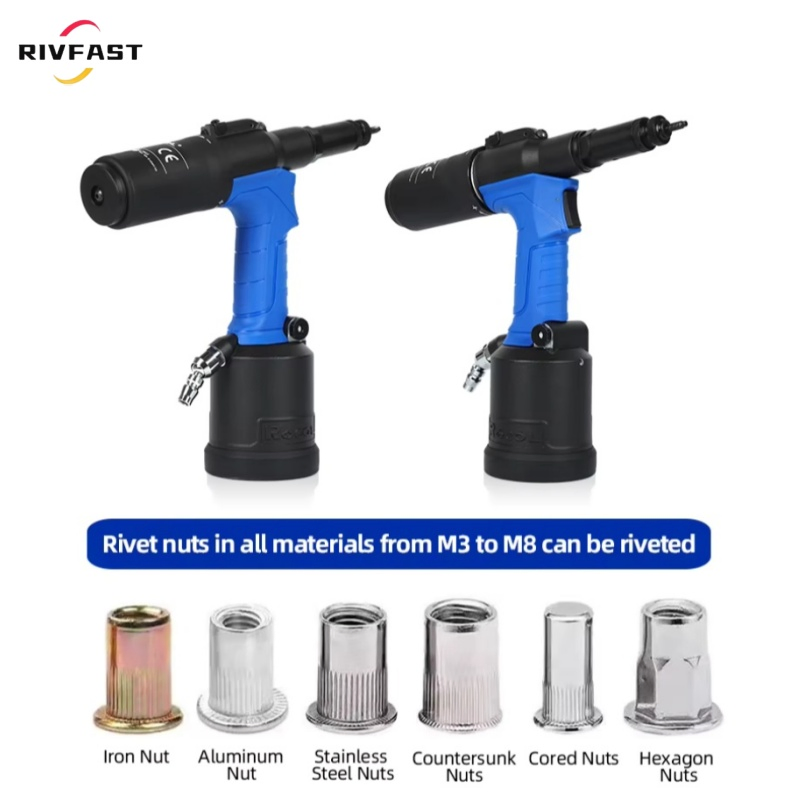 Пневматическая заклепочная машина M3-M8, 1.6 кг