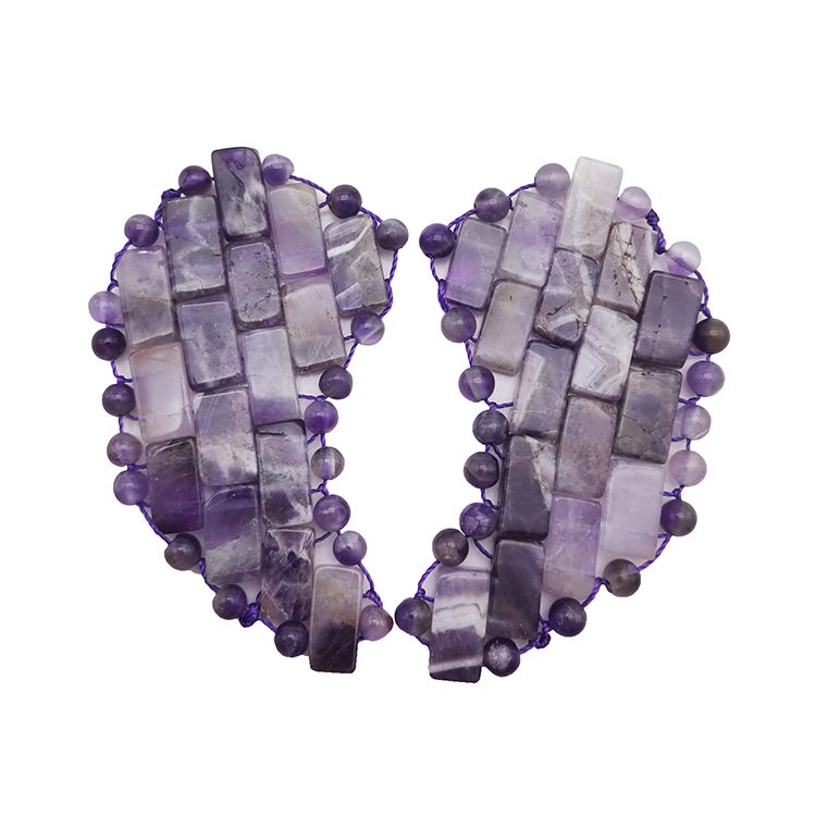 New Design Natural Facial Eye Sleeping Jade Mask Amethyst