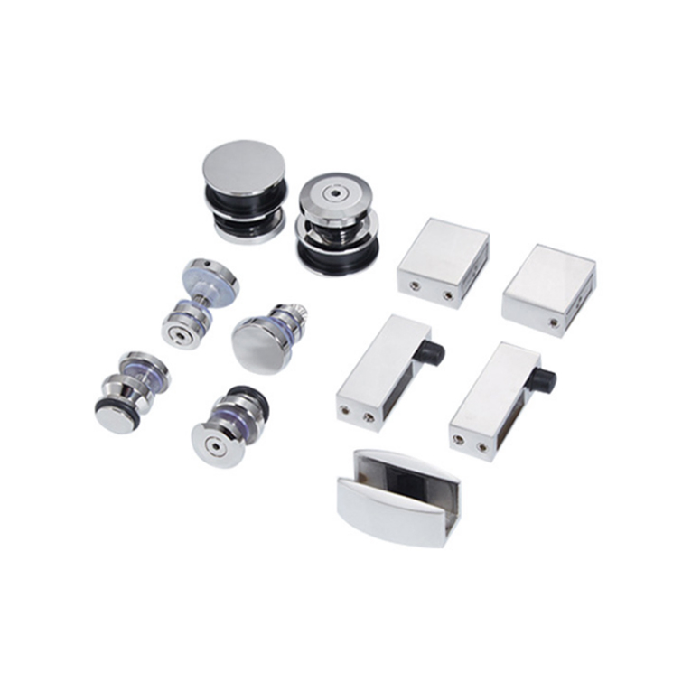 Smooth Rolling Bypass Sliding Door Hardware for Glass Shower System