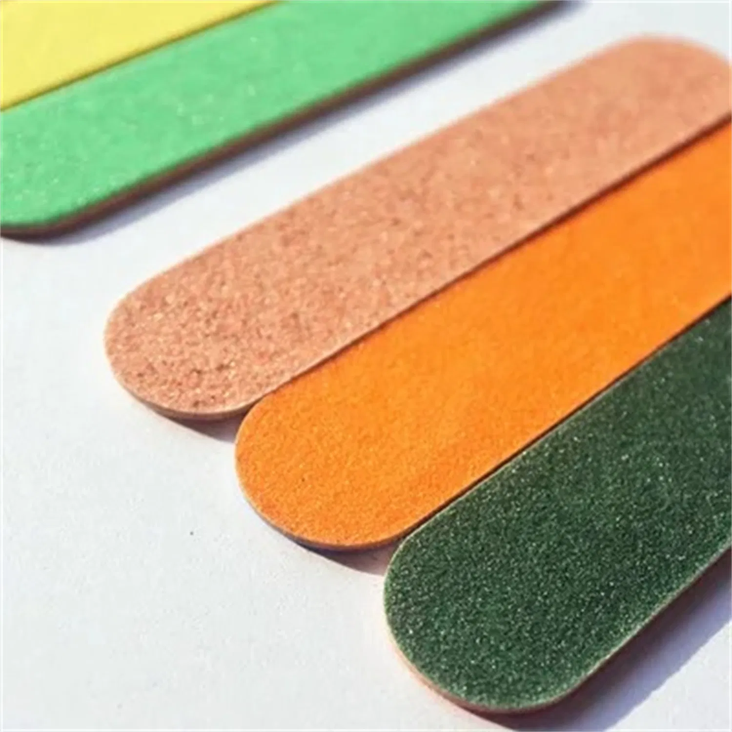 Mini Nail Files Colorful Mini Nail File Cute Wood Chip Double Side Nail File