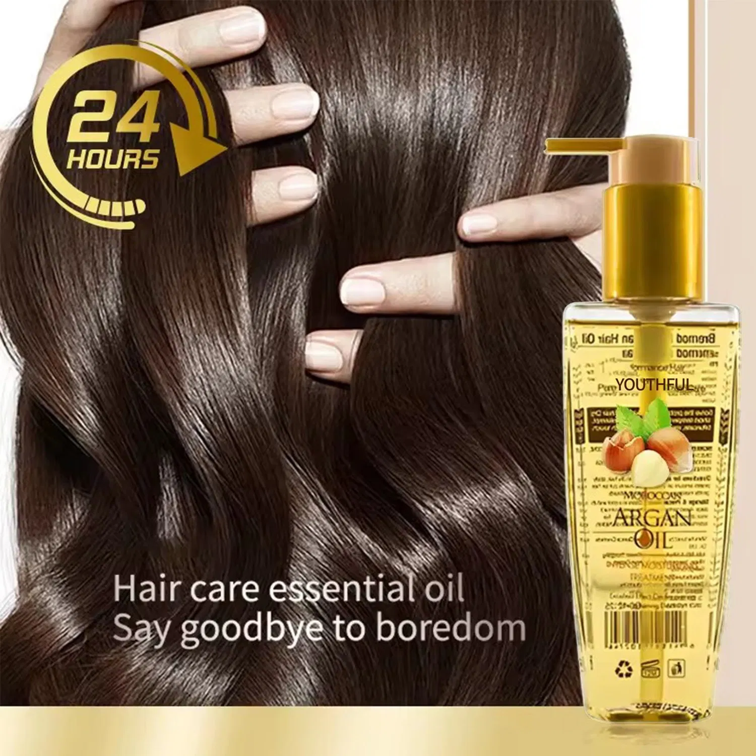 Argan Contains Vitamin E Treats Split Ends and Frizzy Argan Hair Oil