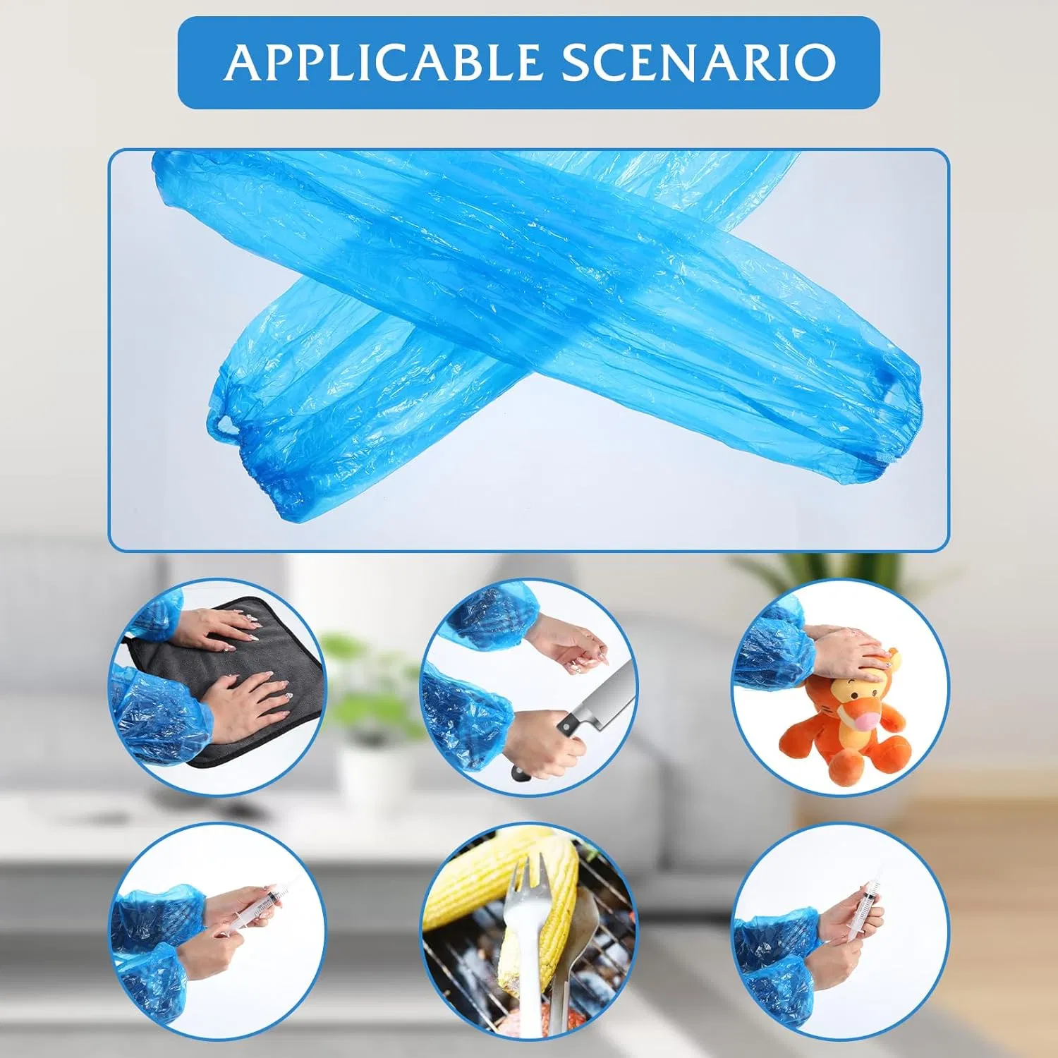China Factory Made High Quality Durable PE Plastic Sleeve Cover
