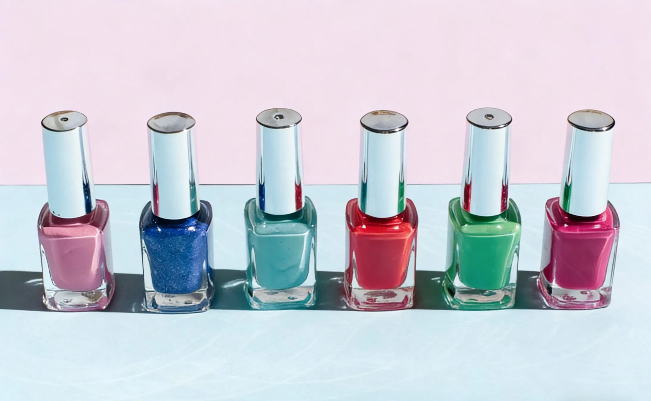 5ml 8ml 10ml 15ml Round Square Clear Nail Polish Bottle