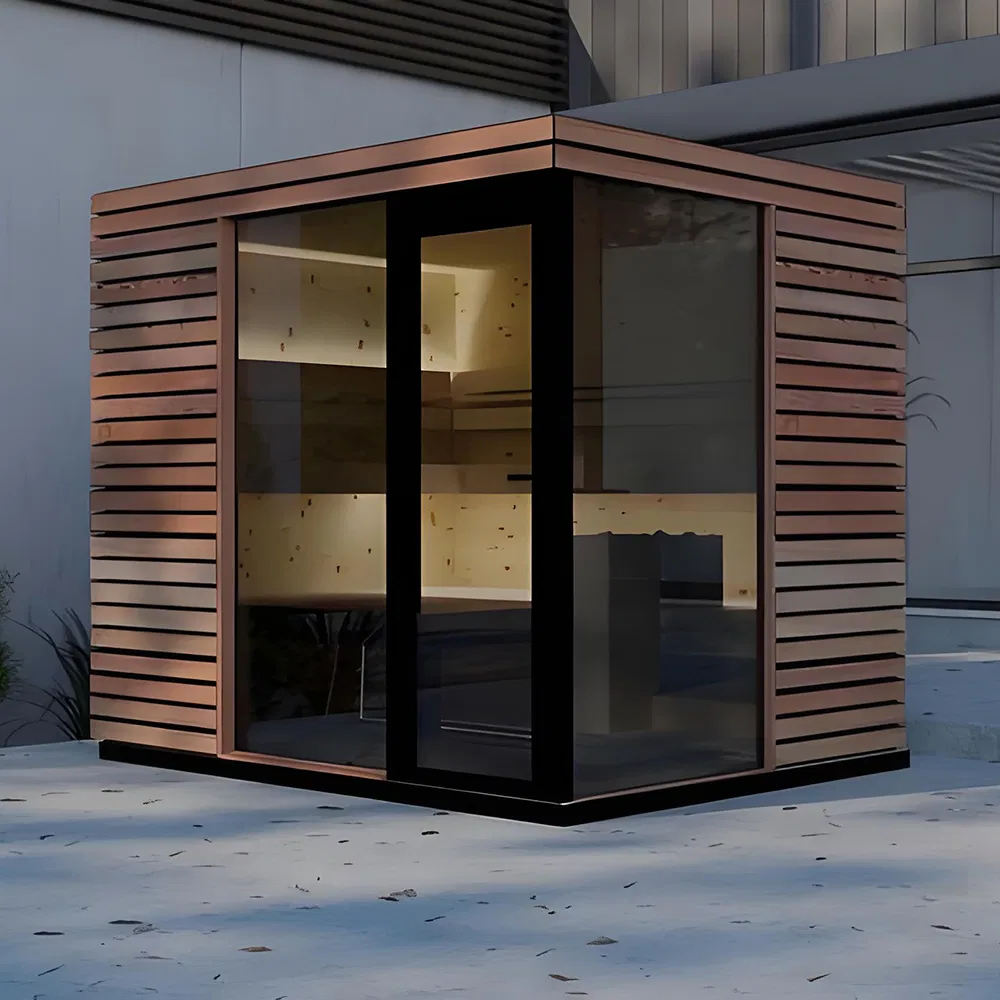 Portable Steam Sauna with 6kw Electric Wood Stove for Home Use