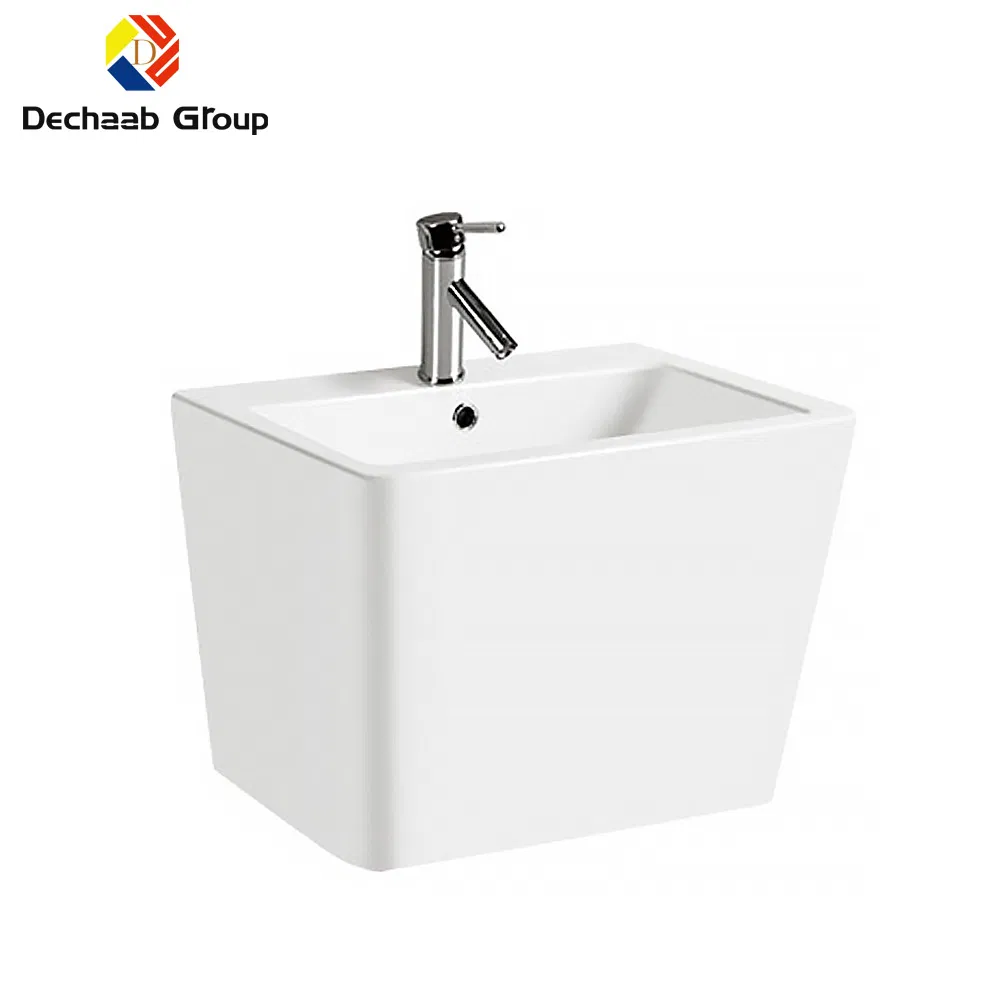 White Toilet Wash Basin with Standard Package Packed