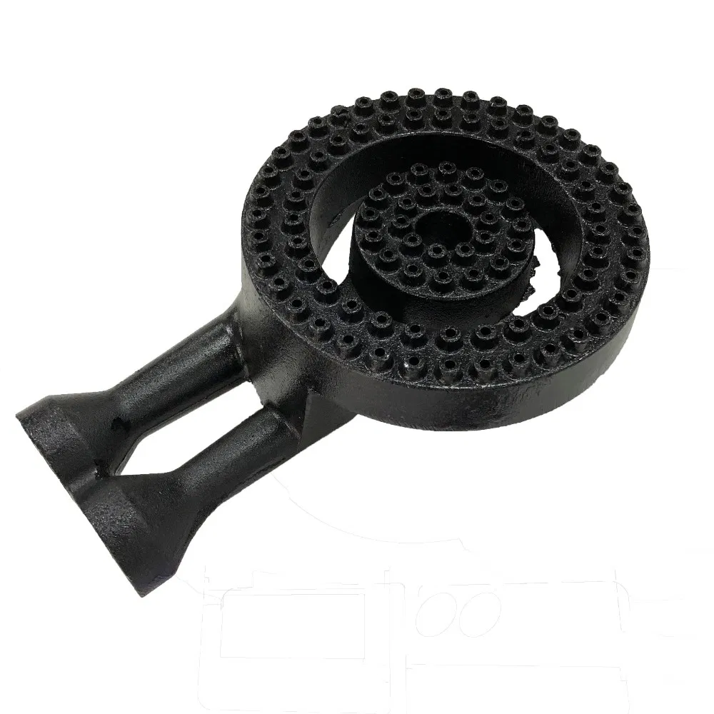 Wholesale Blue Printing Glass Top Black 2 Burner Liners Accessories for Cylinders Double Oven Gas Stove