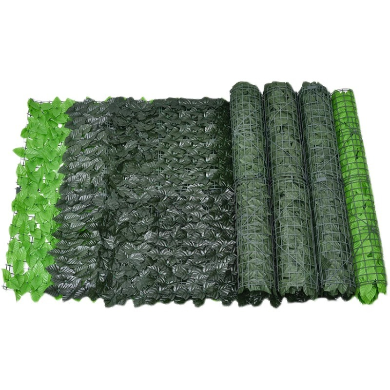 1X10m Artificial Garden Fence Green Leaf Wall UV Artificial Plants Decoration Fence