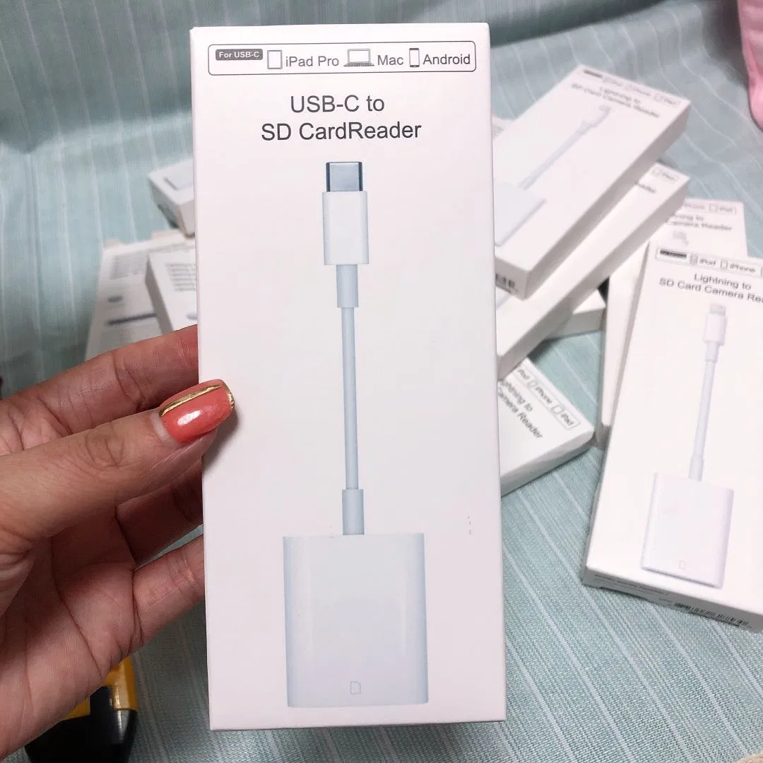 Кард-ридер USB-C для смартфона с SD-картой