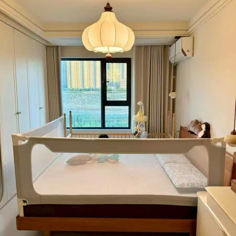 Good Quality Two-Lock Nylon Material Bed Rail for Baby Baby Safety Guard