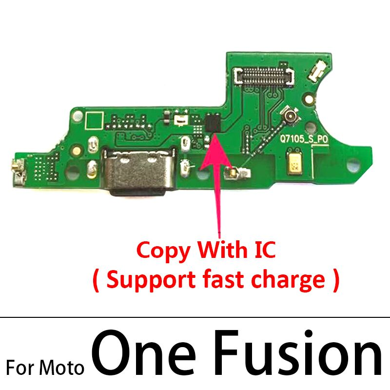 Шлейф зарядного порта USB для Motorola Moto E5-G8 Plus