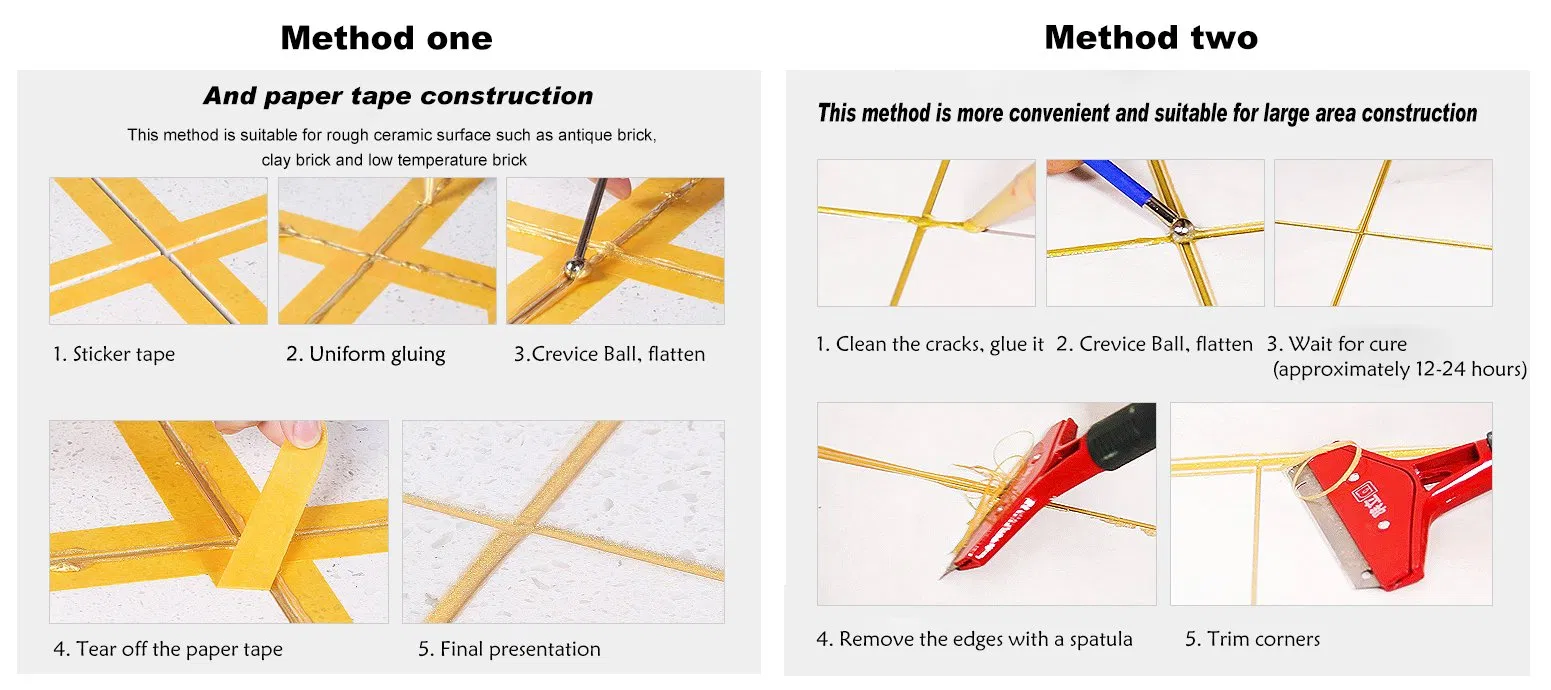 Jayo100% Epoxy Resin Sealing Gp Filling for Ceramic Tile Excellent Crack-Proof Decorative Adhesive