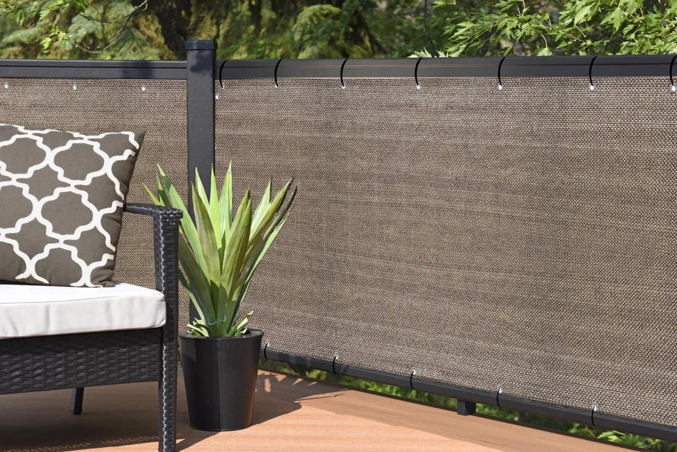 HDPE Material Anti Wind Waterproof UV Resistant Net Outdoor Balcony Backyard Garden Privacy Fence Screen Shade Netting Balcony Privacy Cover Fence Screen for Su