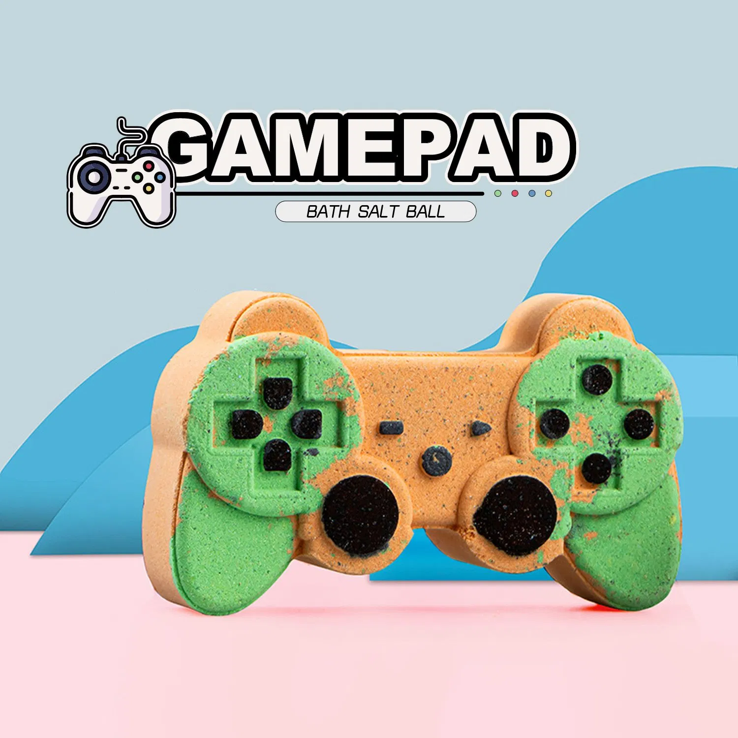 Gentle Gamepad Bath Salt Balls for All Skin Types