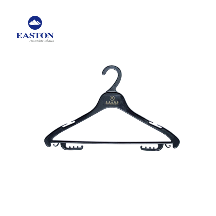 Hot Sale Plastic Material Hotel Clothes Hanger with Luxury Design