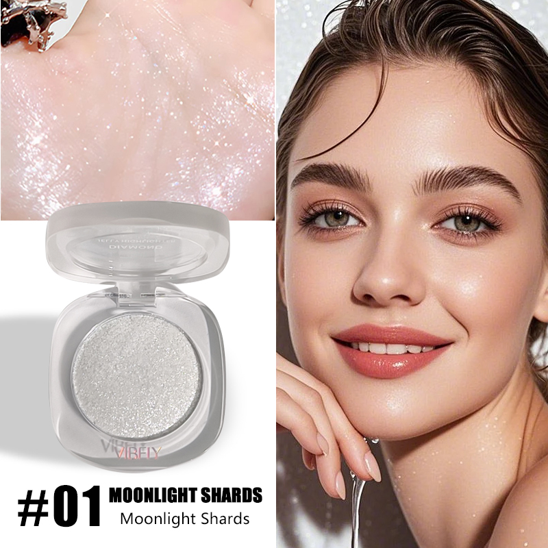 Makeup Naturally Brighten Skin Glitter Lasting Cosmetics Diamond Shimmer Highlight