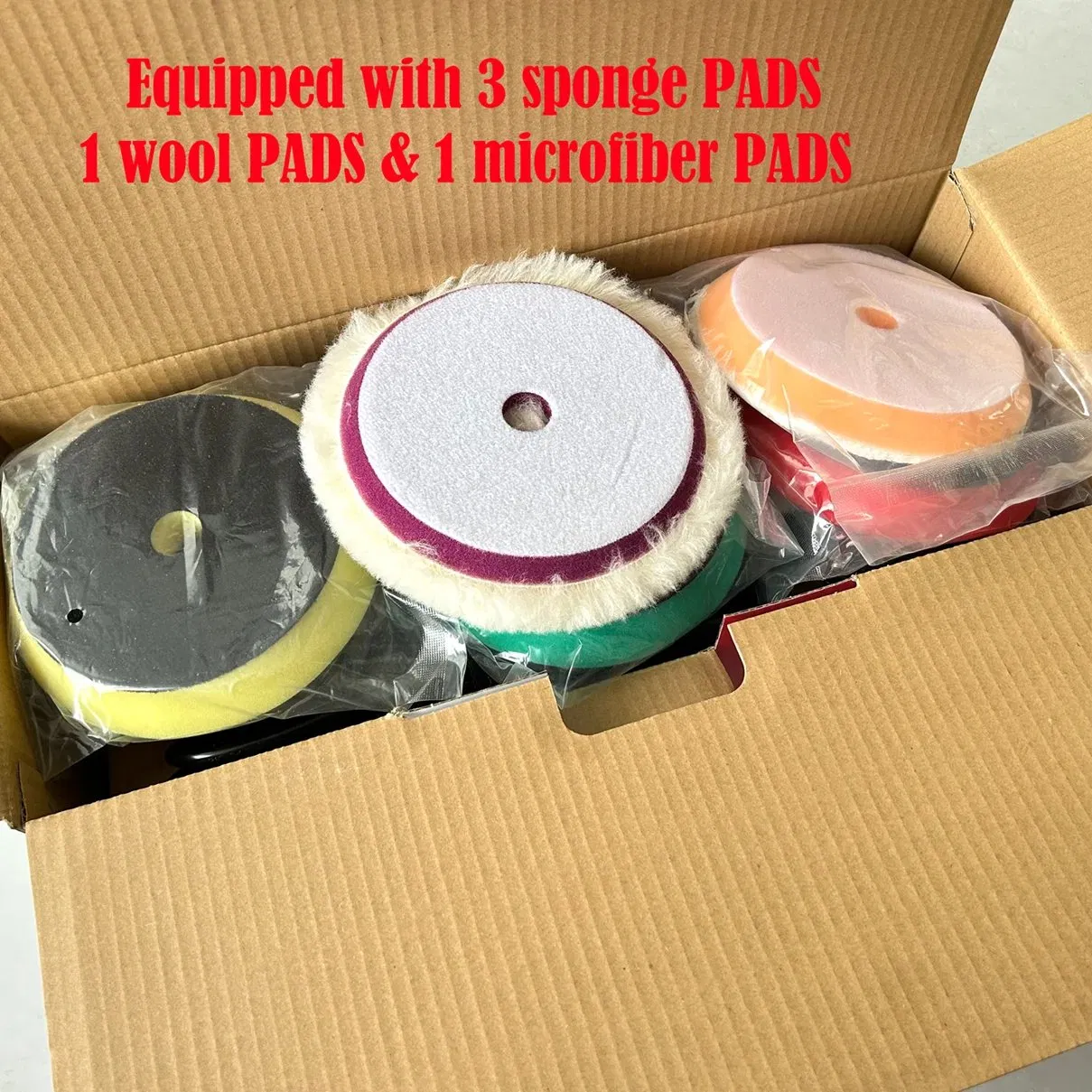 Hot Sale Dual Action Polisher 21mm Polishing Machine with 4m Wire and 6" Backer and 5PCS of High Quality Polishing Pad